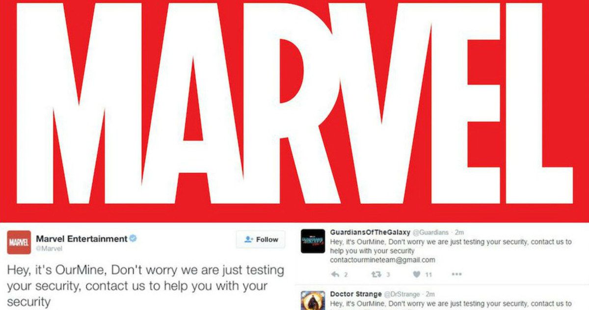 Marvel &amp; Netflix Twitter Accounts Hacked by Security Group