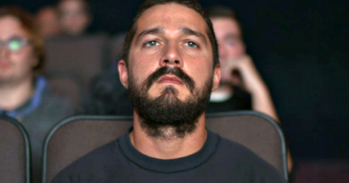 Watch Shia LaBeouf Watch All of His Movies Live Right Now