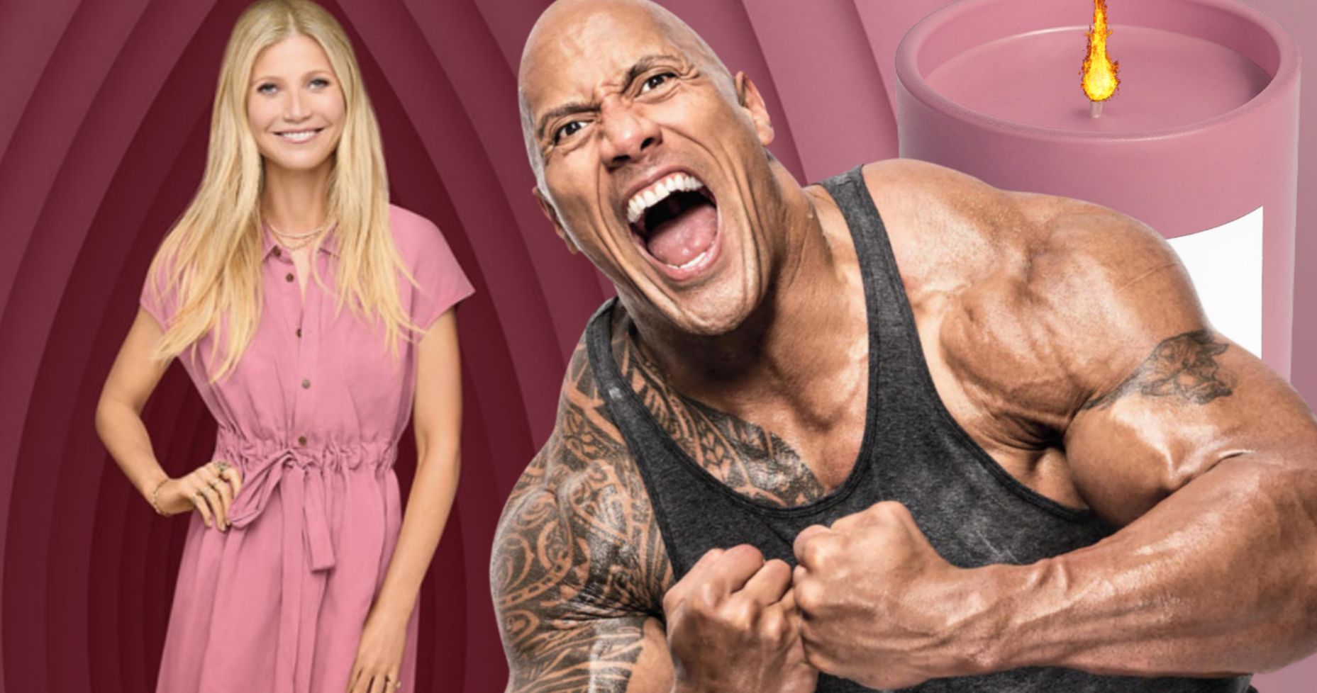 The Rock Has NSFW Response to Gwyneth Paltrow's Vagina-Scented Candle