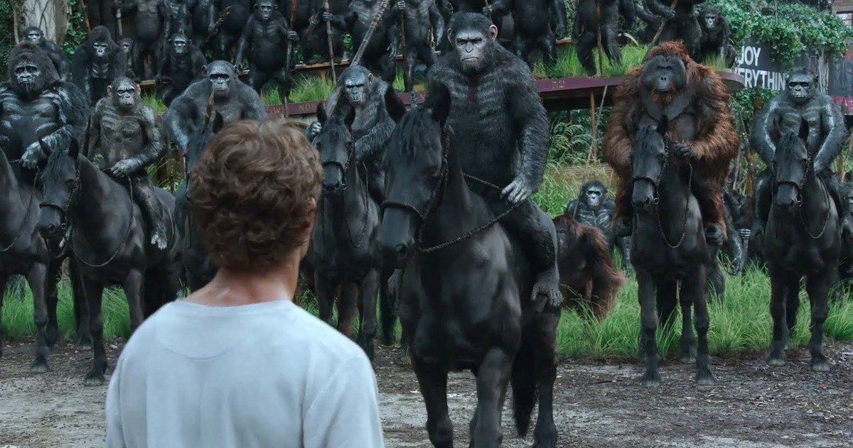 New Dawn of the Planet of the Apes Clip, Featurette and 2 TV Spots