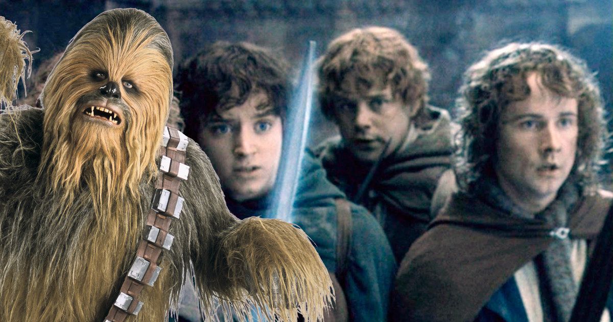 Chewbacca Hangs with Hobbits in Hilarious Photo