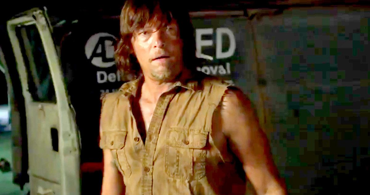 Walking Dead: Watch Daryl Fight Hoverboard Zombies
