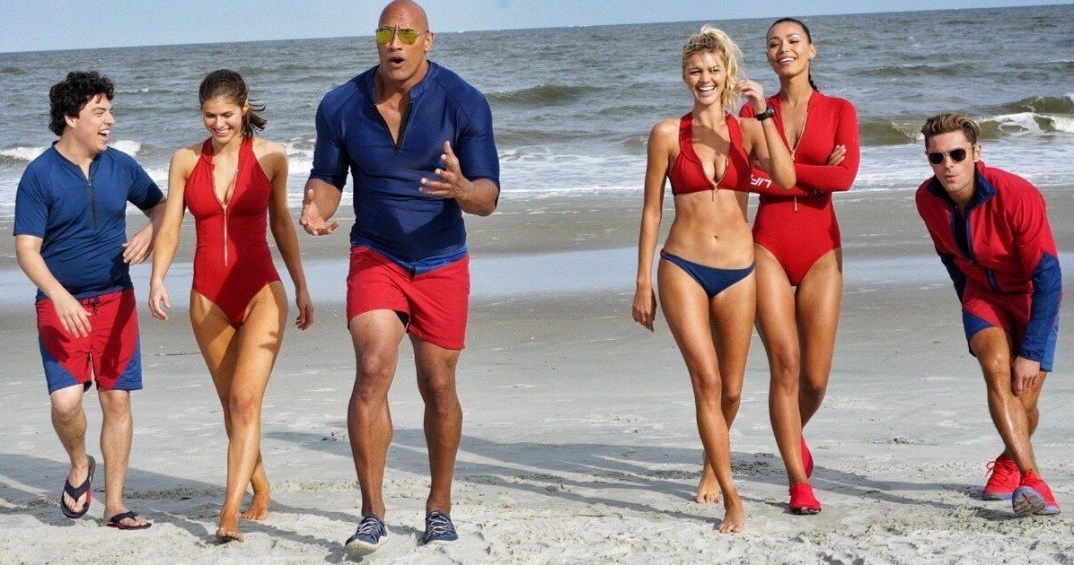 Dwayne Johnson Introduces His Squad in New Baywatch Photo