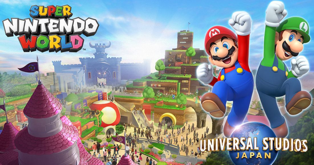Super Nintendo World Aerial Photo Reveals Entire Layout of New Theme Park