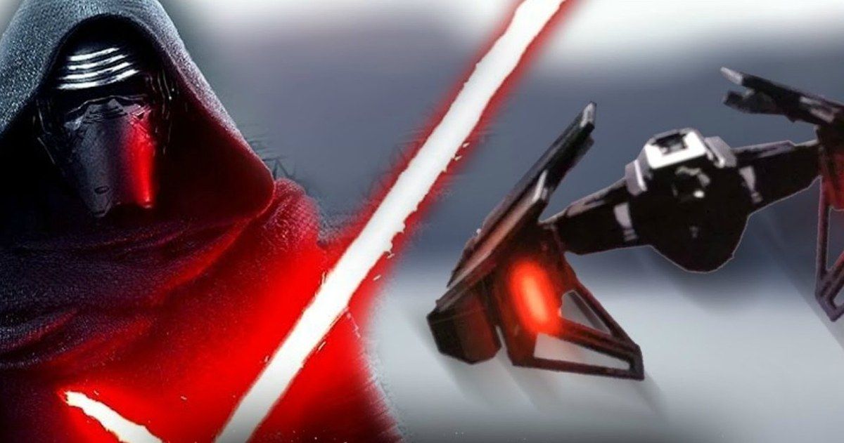 Better Look at Kylo Ren's TIE Silencer Ship in The Last Jedi