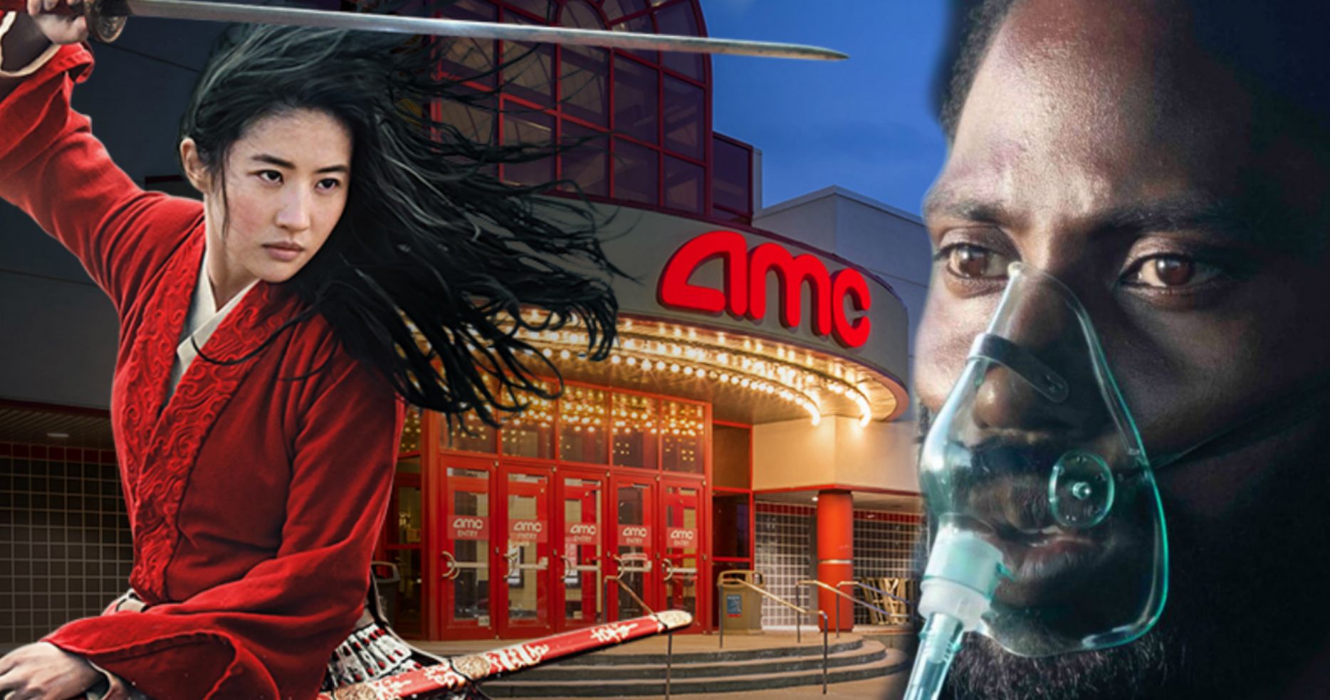 AMC Theatres Won't Reopen Until Big Movies Like Tenet and Mulan Are Released
