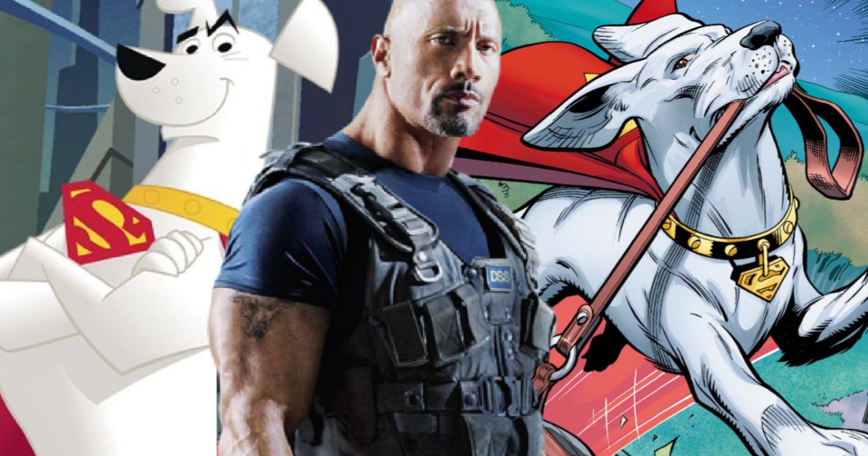 The Rock Is Krypto the Superdog in DC's League of Super-Pets Movie