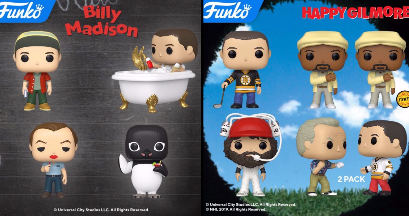 Adam Sandler's Happy Gilmore and Billy Madison Funko Pop! Toys Have Arrived