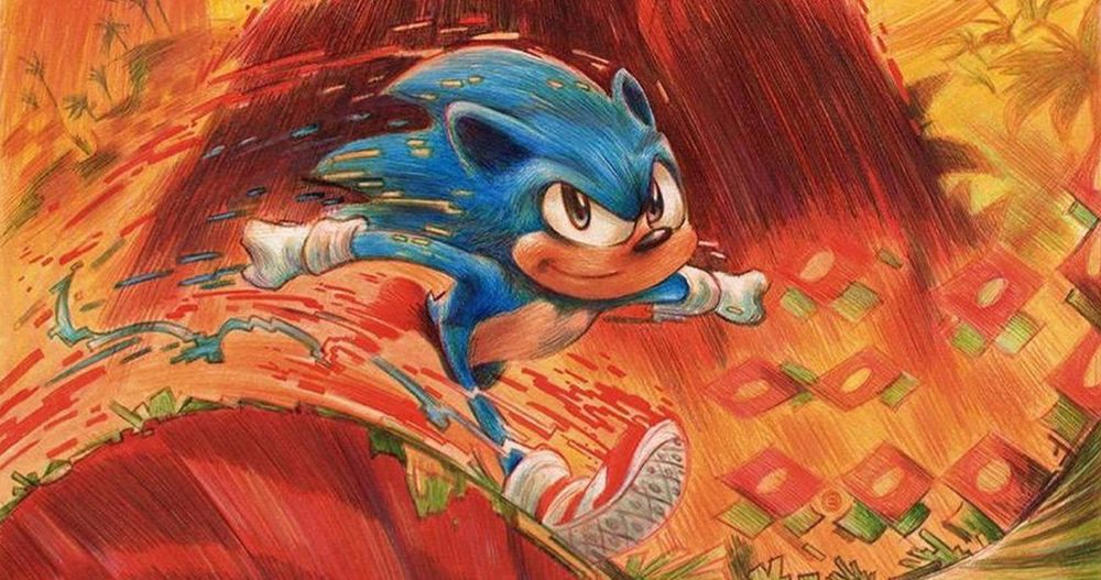 New Sonic the Hedgehog CCXP Poster Is for Old School Gamers