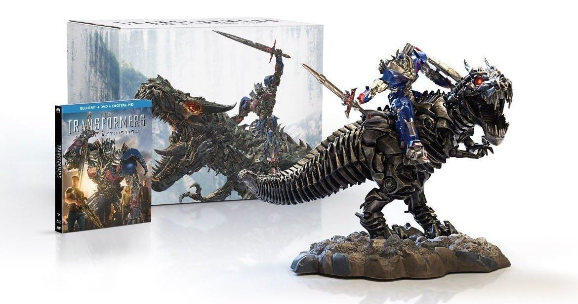 Transformers 4 Blu-ray Gift Set with Collectable Statue Now Available for Pre-Order