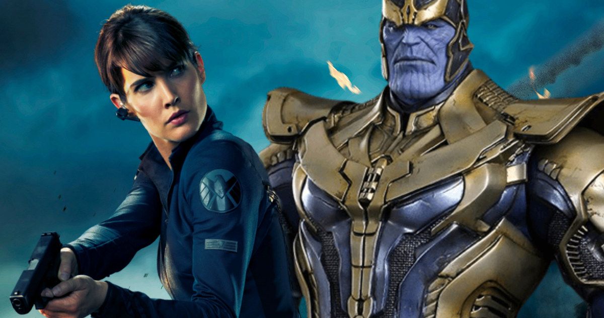 Watch Cobie Smulders Literally Spill the Beans on Avengers: Infinity War