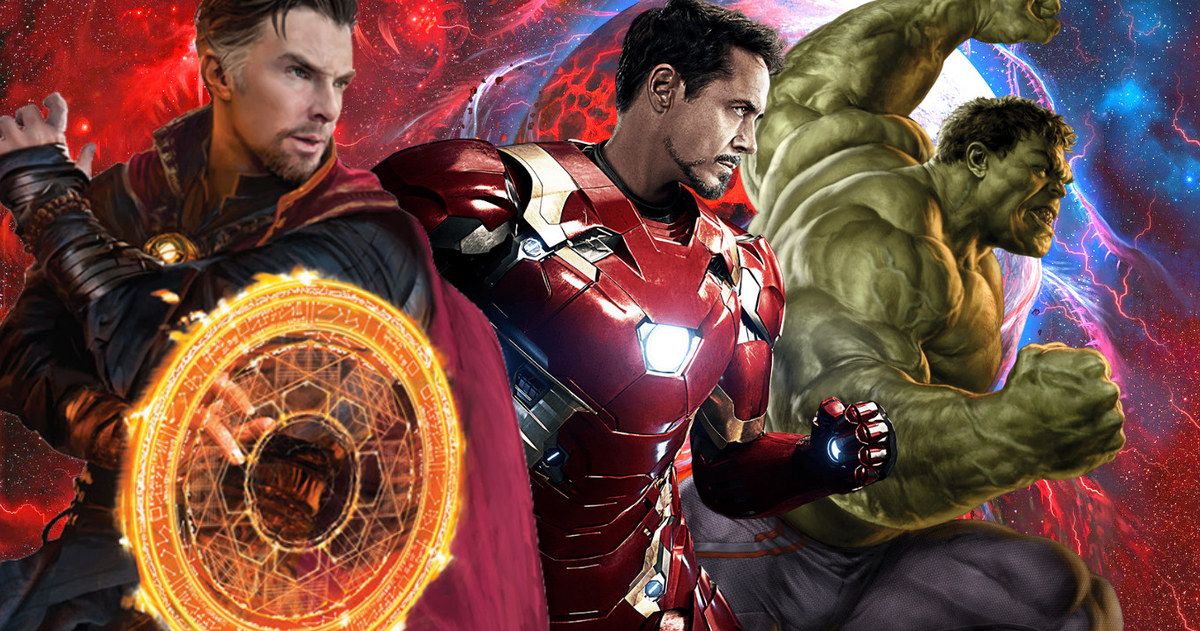 Doctor Strange, Iron Man &amp; Hulk Team Up in Infinity War Set Photos