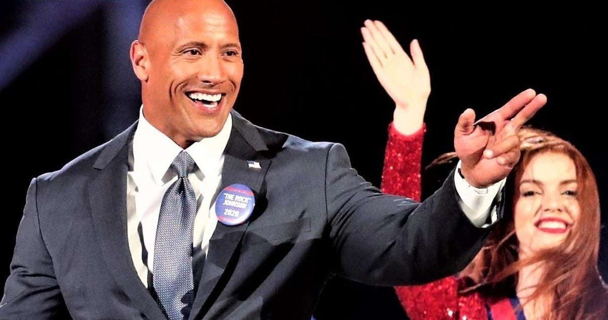 The Rock Refuses to Rule Out Presidential Run After 2020