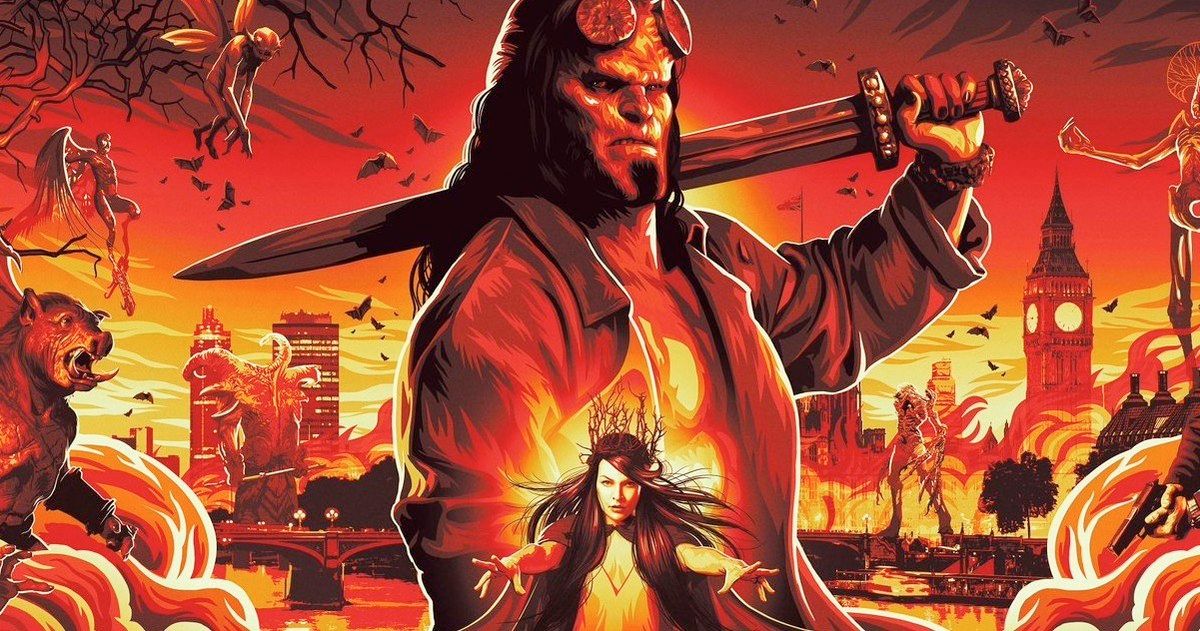 New Hellboy NYCC Poster Brings Blood Queen &amp; Professor Broom to the Party