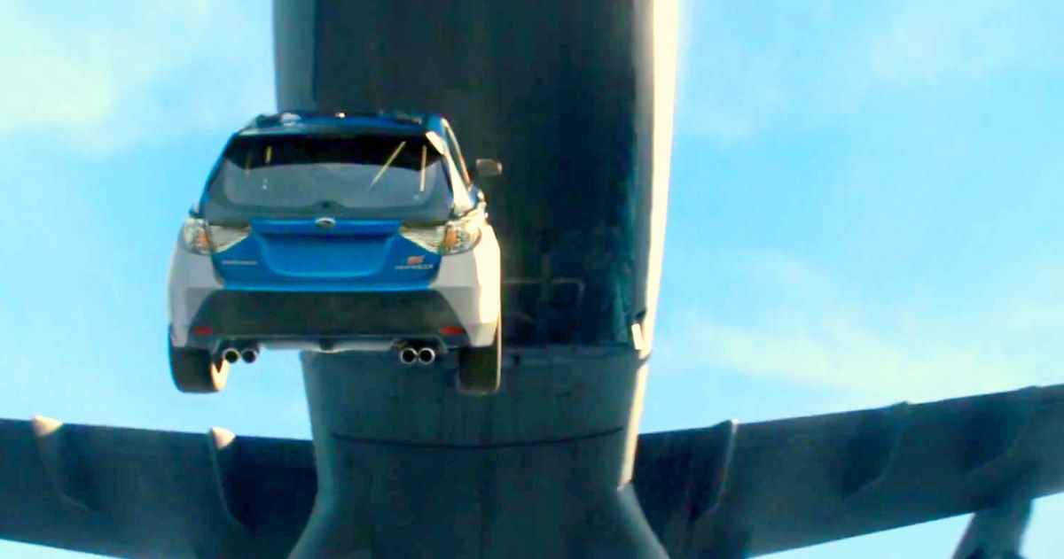 Furious 7 Featurette Goes Behind the C-130 Car Drop