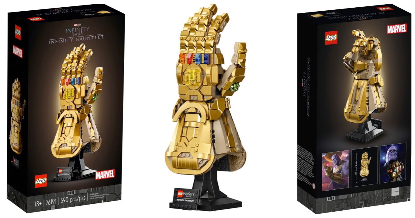 LEGO 76191 Marvel Super Heroes Avengers Infinity Gauntlet Thanos Set for Adults 