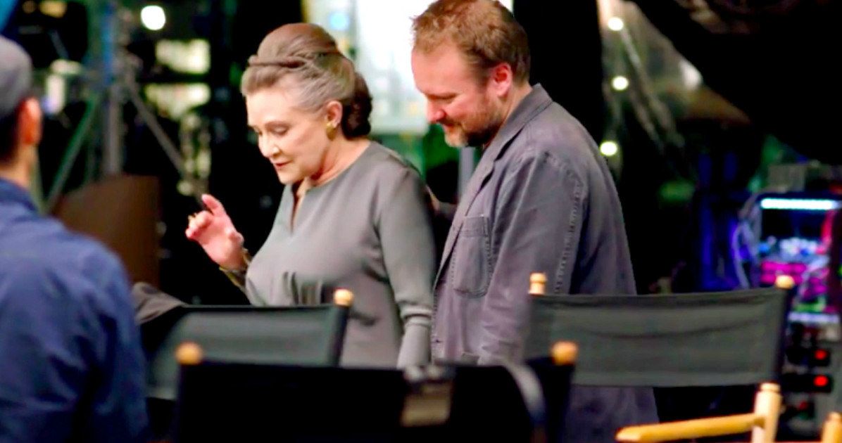 First Look at Carrie Fisher as Leia in Star Wars: The Last Jedi