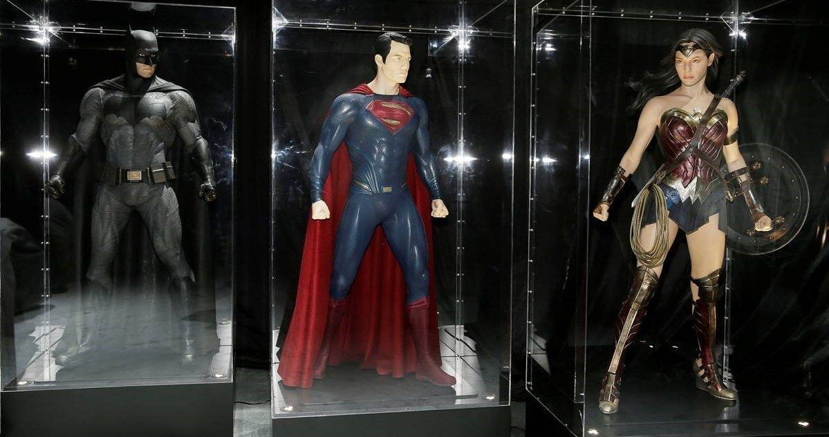 Batman v Superman Hero Costumes on Display in New Photos