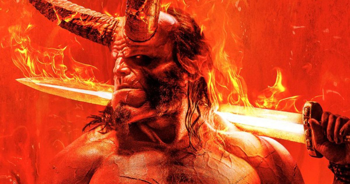 Hellboy Strikes a Legendary Pose in Fiery NYCC Poster