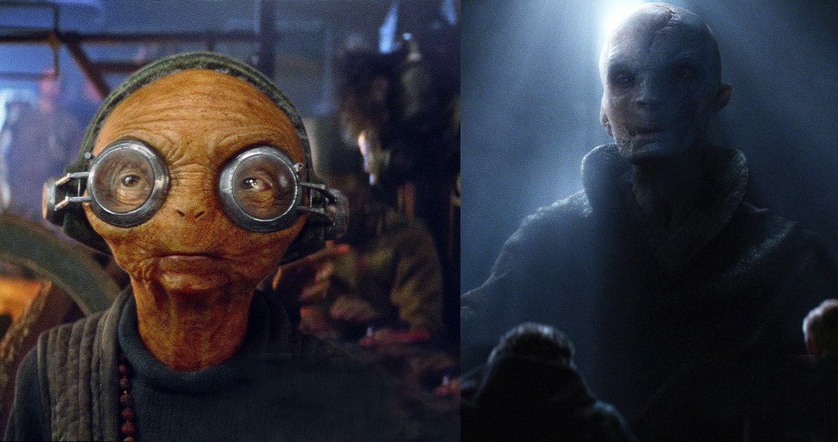 First Photos of Maz Kanata &amp; Snoke in Star Wars: The Force Awakens