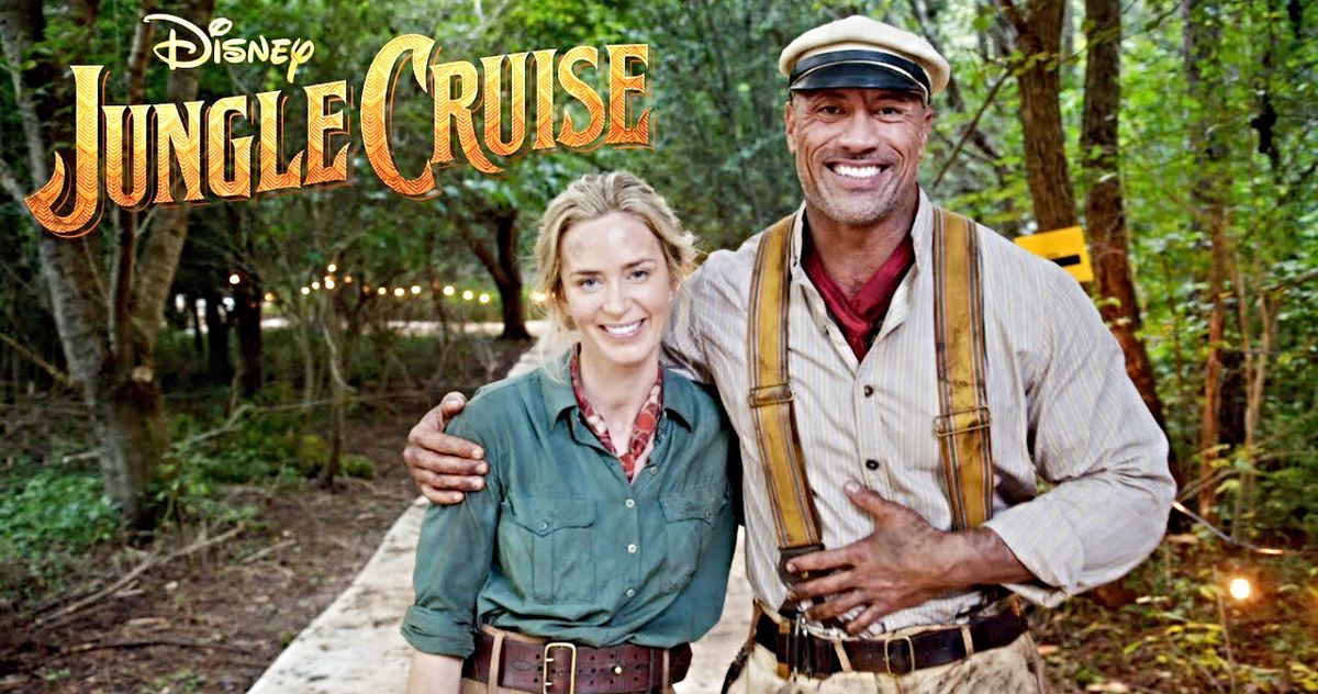 Disney's Jungle Cruise Video Has The Rock &amp; Emily Blunt Ready for Adventure