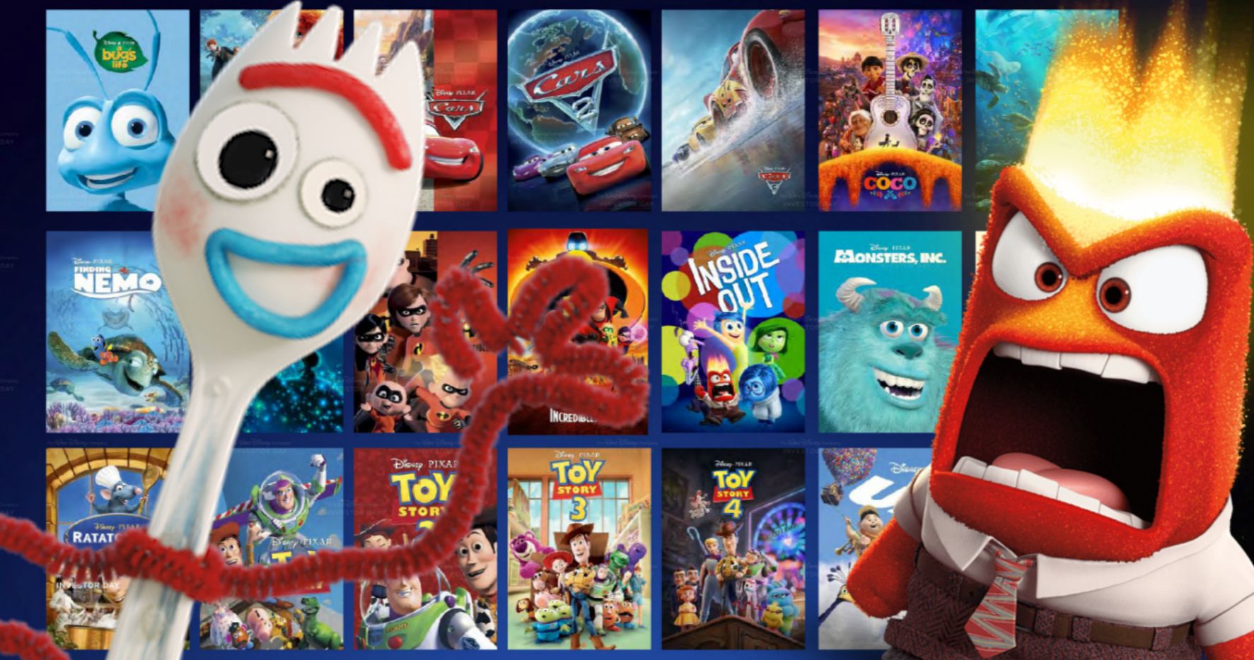 Disney+ Previews Pixar Lineup with Forky Asks a Question &amp; SparkShorts Trailers