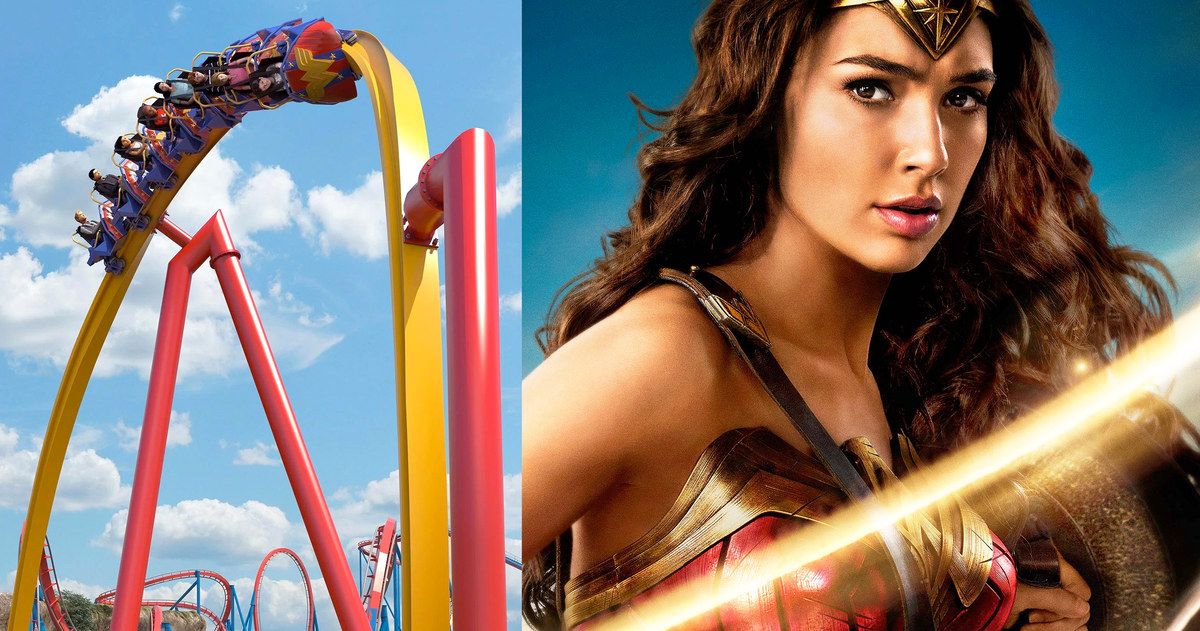 Six Flags' Wonder Woman Rollercoaster Lets You Ride Her Lasso