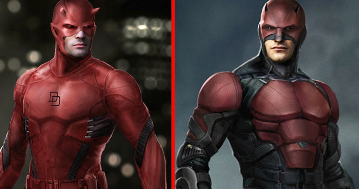 Daredevil Concept Art Shows Off Alternative Costume Designs