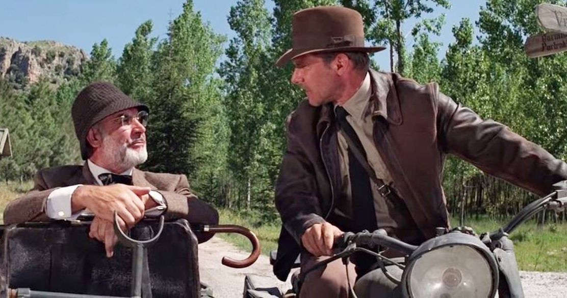 Indiana Jones 5 Set Photos Reveal Motorcycle Stunt, Nazi Train and a Creepy Harrison Ford Mask