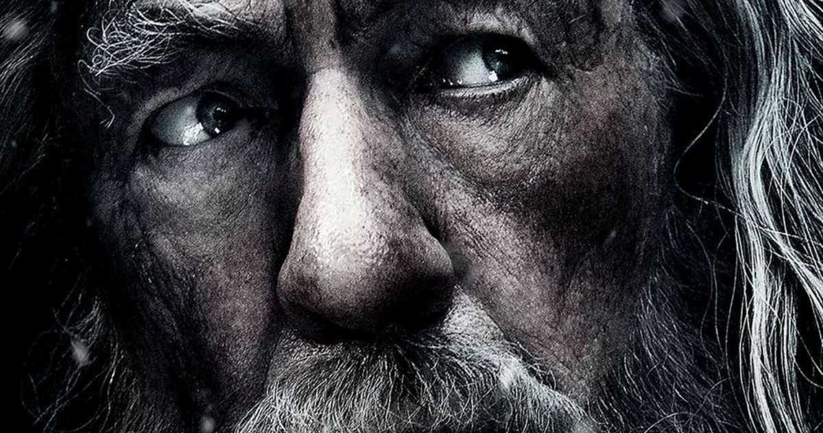 Hobbit 3 Poster Shows a Very Troubled Gandalf the Grey