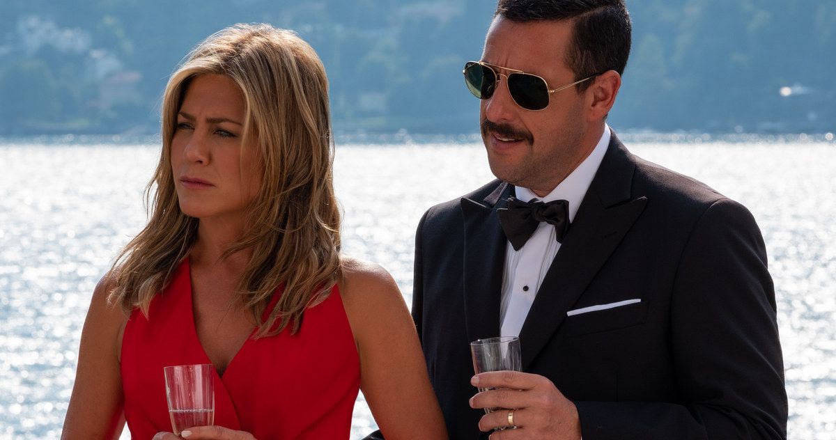 First Look at Adam Sandler &amp; Jennifer Aniston in Netflix's Murder Mystery