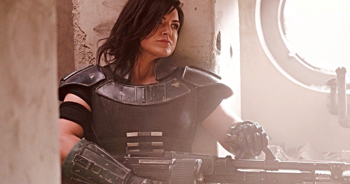 Gina Carano in Mandalorian Star Wars