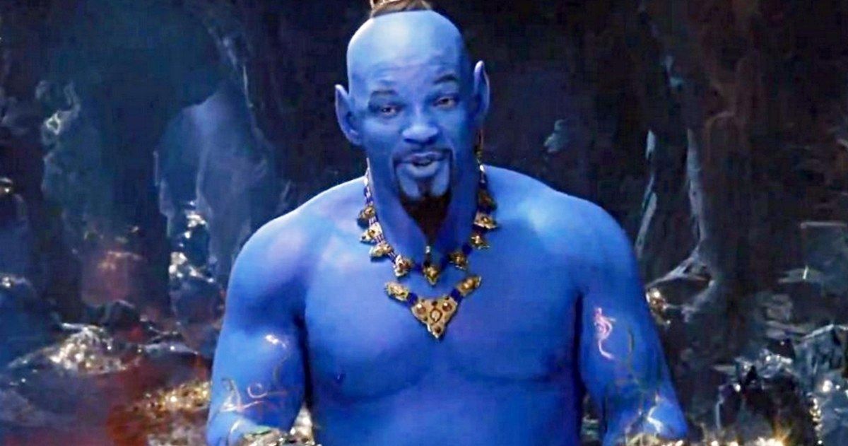 Will Smith's Blue Genie in Aladdin Has Twitter Creeped Out, Sad &amp; Scared