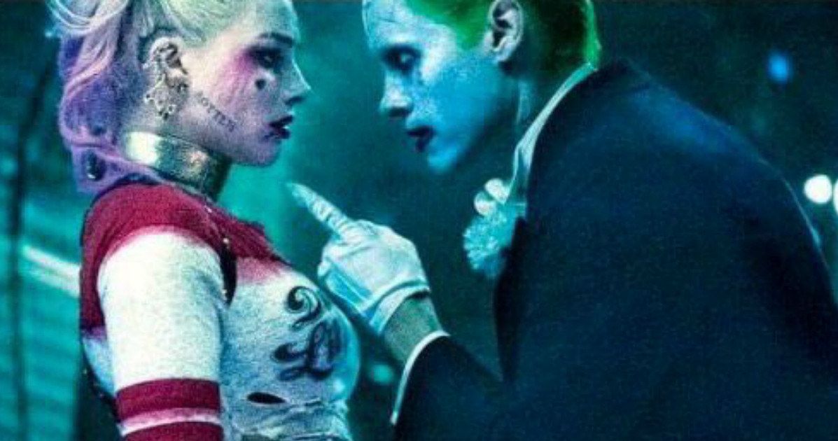 Joker Scolds Harley Quinn in New Suicide Squad Photo