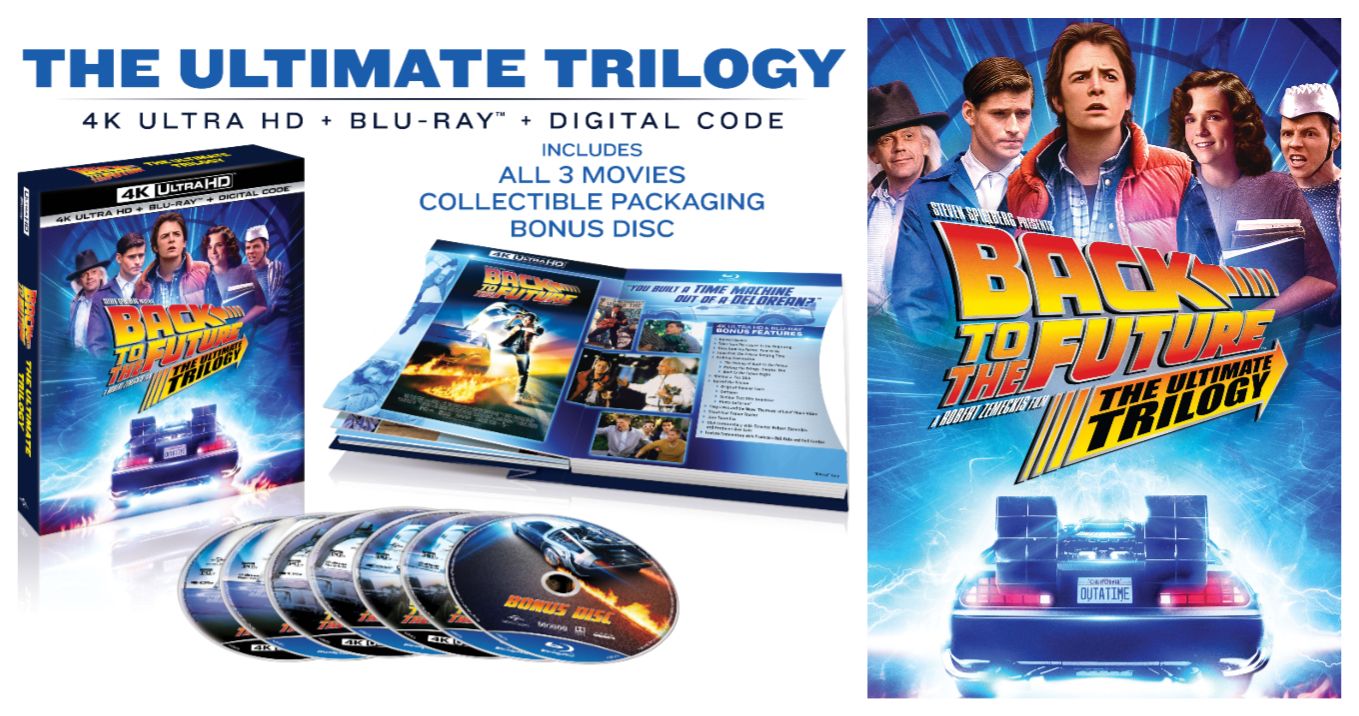 Back to The Future: The Ultimate Trilogy 4K Collection Arrives This October Loaded with Extras