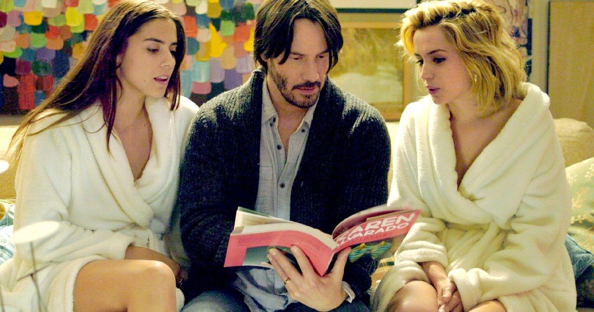 Knock Knock Trailer #2 Has Keanu Reeves in a Threesome Nightmare