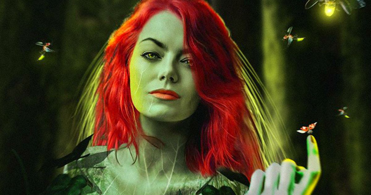 What Emma Stone Looks Like as Poison Ivy in Gotham City Sirens