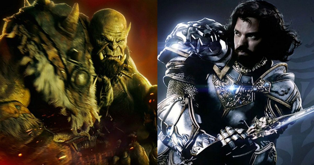 First Look at Orgrim and King Llane in Warcraft