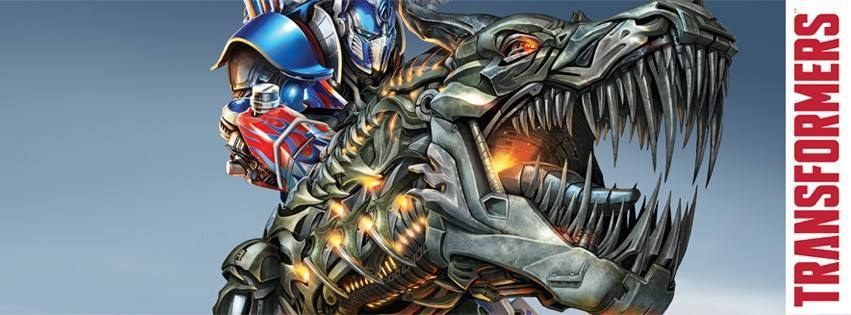Optimus Prime and Grimlock Transformers 4 Promo Art