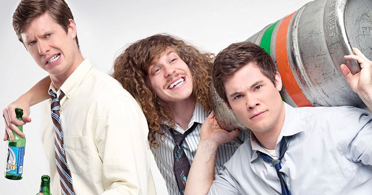 Workaholics cast poses for the camera