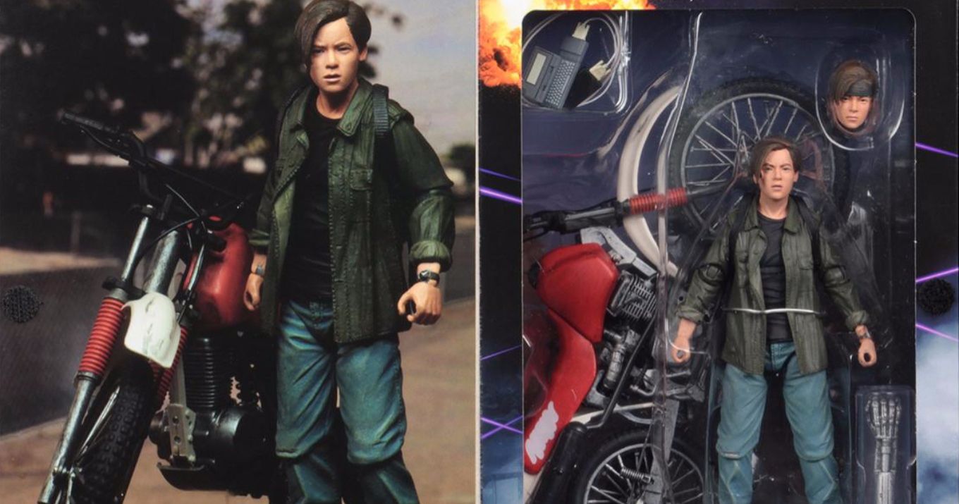 NECA Brings T2: Judgment Day John Connor Figure with Dirt Bike to Comic-Con