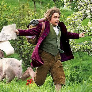The Hobbit: An Unexpected Journey Photo with Bilbo Baggins in the Shire