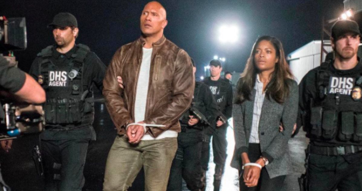 New Rampage Photos Have Naomie Harris &amp; The Rock Captured