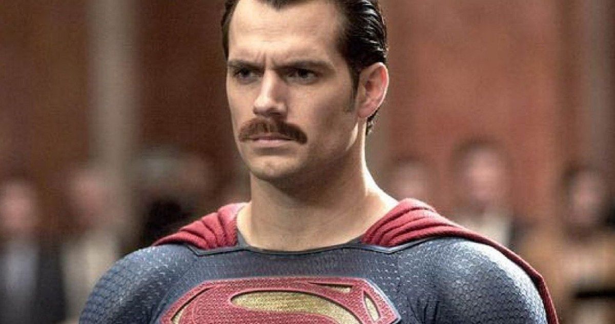 Pre-CGI Justice League Photo Shows Henry Cavill with His Superman Mustache