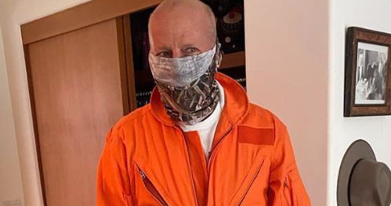 Bruce Willis Jumps Back Into His Old Armageddon Costume While Stuck at Home