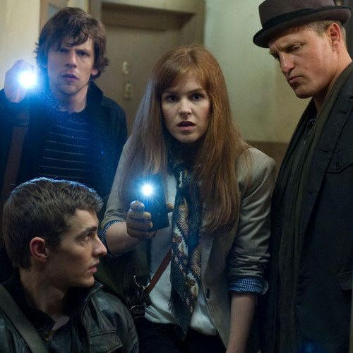 Now You See Me Poster and Photos with Jesse Eisenberg and Isla Fisher