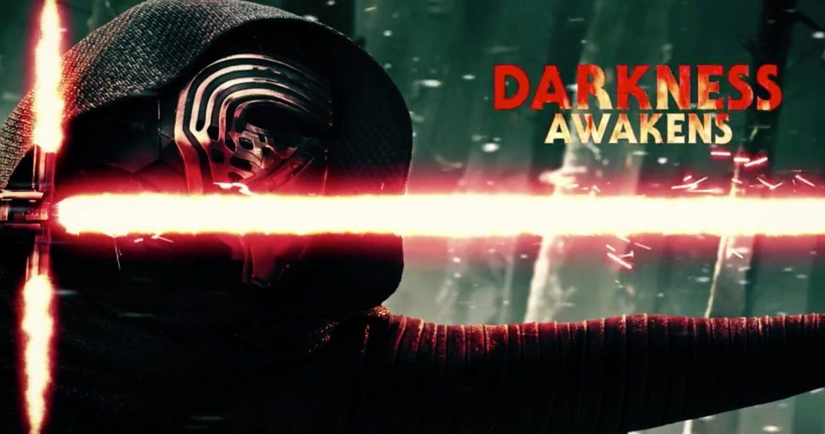 Kylo Ren Awakens the Dark Side in Star Wars 7 Motion Poster