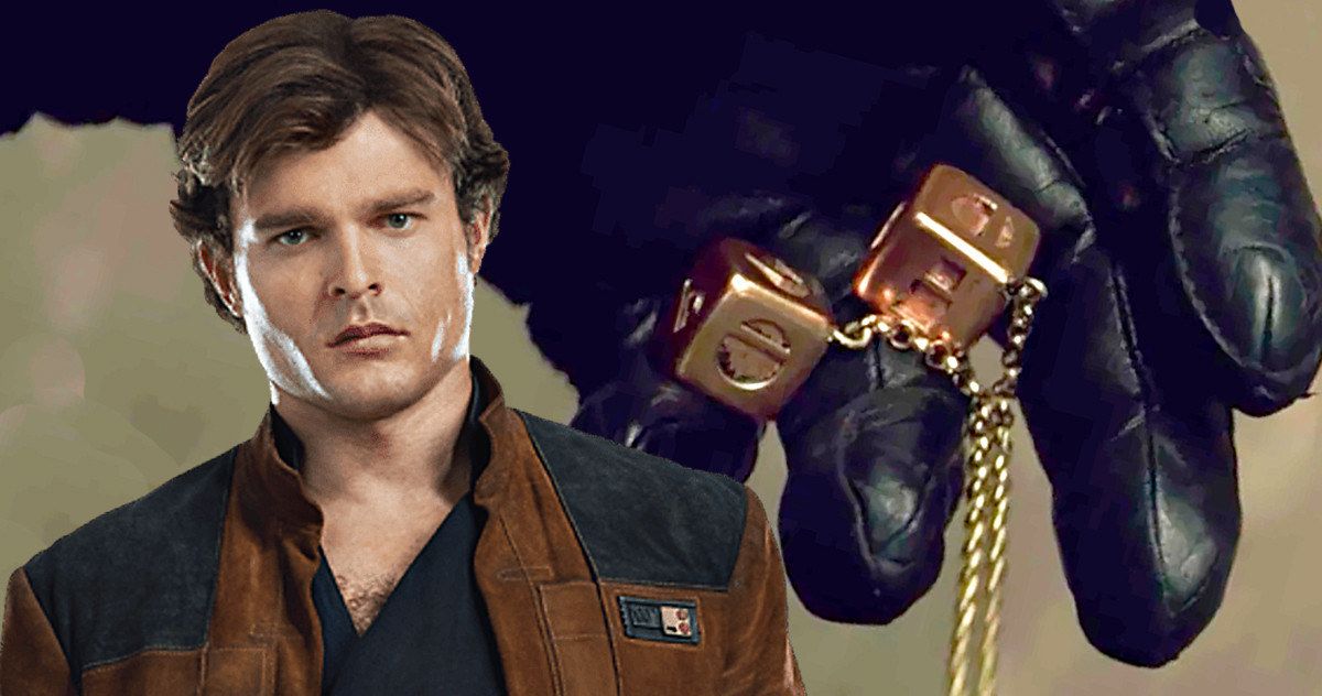 Han's Gold Dice Finally Explained in Solo: A Star Wars Story