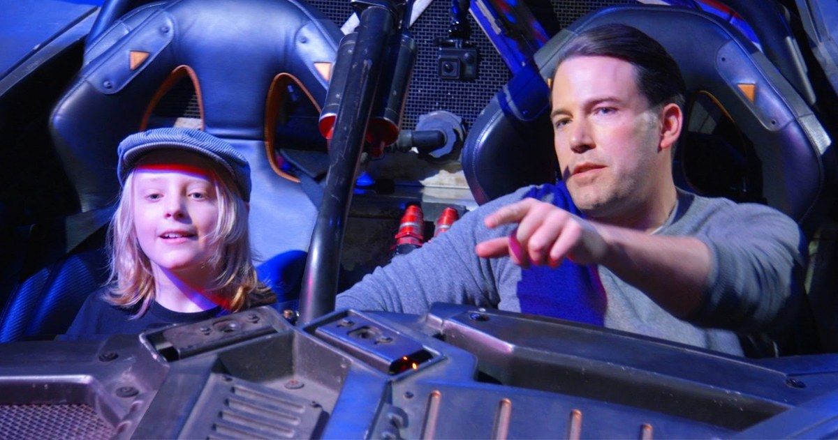 Watch Ben Affleck Surprise Batman v Superman Fans in the Batmobile