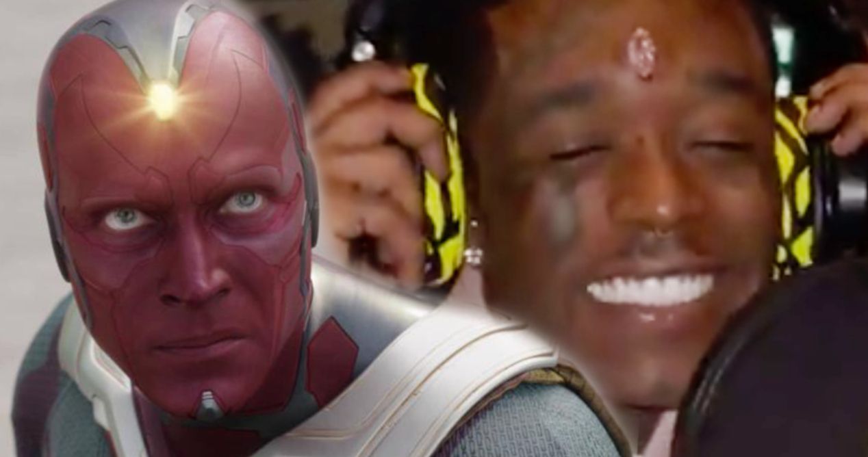 Marvel Fans Heckle Lil Uzi Vert After He Implants Vision-Like Pink Diamond in His Forehead